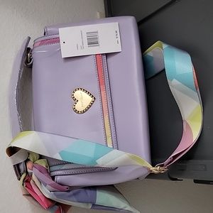 Betsey Johnson, crossbody, Lilac, Medium